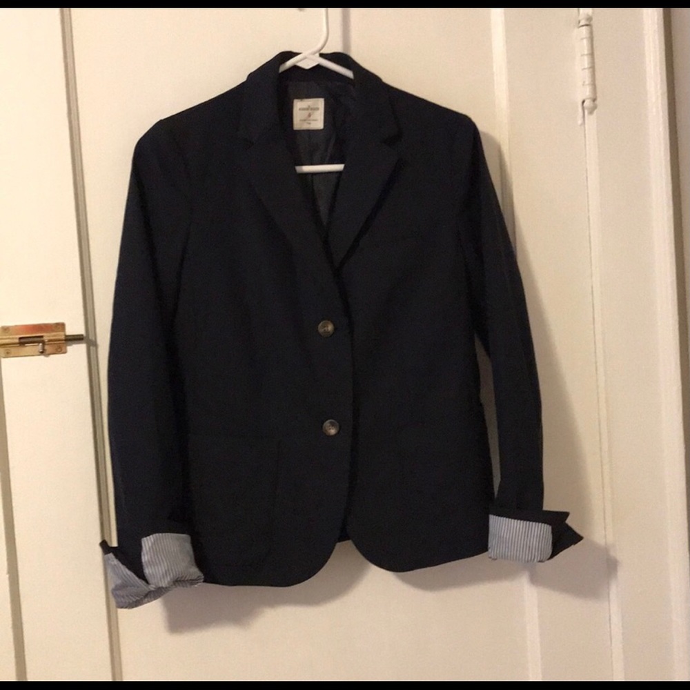GAP ‘Academy’ blazer, size 4, navy blue/black